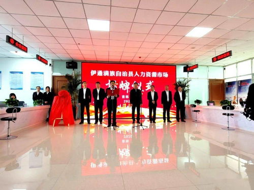 伊通人力资源市场揭牌启航 激活人才引擎，赋能区域高质量发展